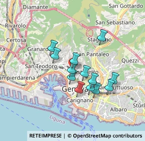 Mappa Corso Carbonara, 16125 Genova GE, Italia (1.35923)