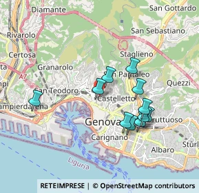 Mappa Corso Carbonara, 16125 Genova GE, Italia (1.63455)