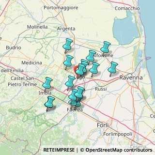 Mappa Via Filippo Corridoni, 48022 Lugo RA, Italia (10.87389)