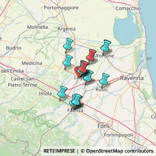 Mappa Via Filippo Corridoni, 48022 Lugo RA, Italia (8.793)
