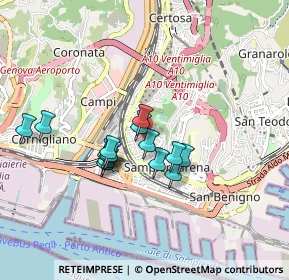 Mappa Via Walter Ulanowski, 16151 Genova GE, Italia (0.7)