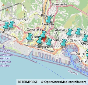 Mappa Via Walter Ulanowski, 16151 Genova GE, Italia (2.41714)
