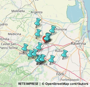Mappa Via Giulio Mancini Fermini, 48022 Lugo RA, Italia (11.10188)