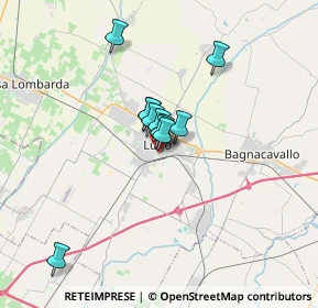 Mappa Viale Ricci Curbastro, 48022 Lugo RA, Italia (2.17455)