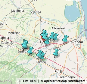 Mappa Vicolo Giovan Antonio Strocchi, 48022 Lugo RA, Italia (9.97786)