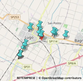 Mappa Viale Dante, 48022 Lugo RA, Italia (1.67417)