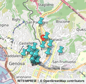 Mappa Scalinata Montaldo, 16137 Genova GE, Italia (0.884)