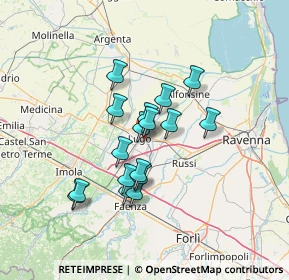 Mappa Via Randi Supremo, 48022 Lugo RA, Italia (10.62118)