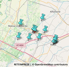 Mappa Via Randi Supremo, 48022 Lugo RA, Italia (6.22071)