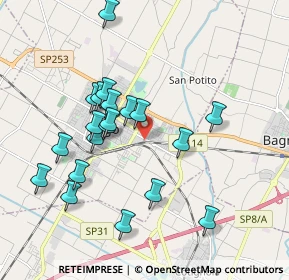 Mappa Viale Dante Alighieri, 48022 Lugo RA, Italia (1.8565)