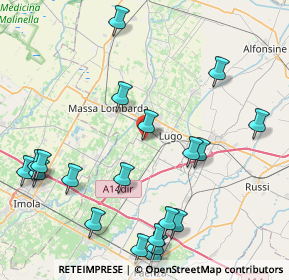 Mappa Via Villa, 48020 Lugo RA, Italia (10.4405)