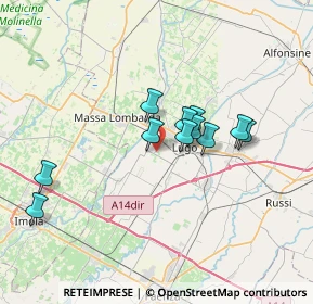 Mappa Via Villa, 48020 Lugo RA, Italia (5.79545)