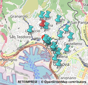 Mappa Vico delle Monachette, 16126 Genova GE, Italia (0.7185)