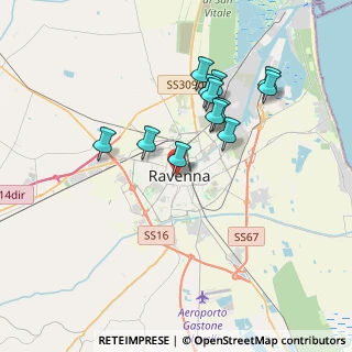 Mappa Via Corrado Ricci, 48121 Ravenna RA, Italia (3.37083)