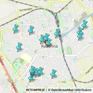 Mappa Via Corrado Ricci, 48121 Ravenna RA, Italia (1.22625)