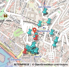 Mappa Salita di Carbonara, 16125 Genova GE, Italia (0.251)