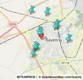 Mappa Via Ariosa, 48121 Ravenna RA, Italia (1.88091)