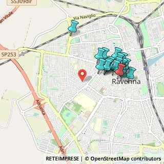 Mappa Via Ariosa, 48121 Ravenna RA, Italia (0.8875)