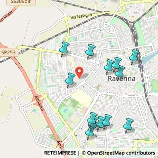 Mappa Via Ariosa, 48121 Ravenna RA, Italia (1.21308)