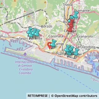 Mappa Via Cornigliano, 16152 Genova GE, Italia (2.03571)