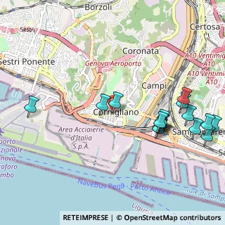 Mappa Viale Narisano, 16152 Genova GE, Italia (1.20063)
