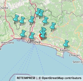 Mappa Via Mogge, 16133 Premanico GE, Italia (12.36615)