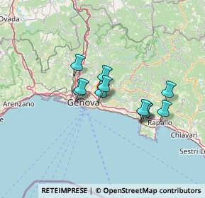 Mappa Via Mogge, 16133 Premanico GE, Italia (10.27455)