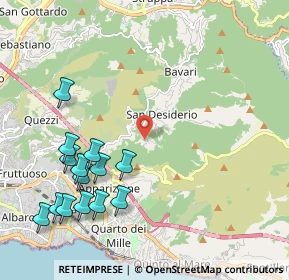 Mappa Via Mogge, 16133 Premanico GE, Italia (2.49214)