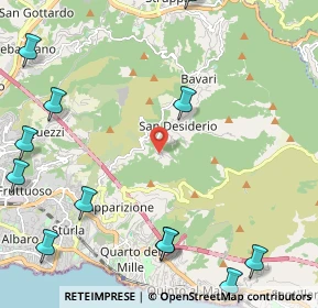 Mappa Via Mogge, 16133 Premanico GE, Italia (3.205)
