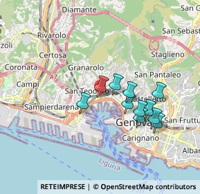 Mappa Via Amba Alagi, 16126 Genova GE, Italia (1.52273)