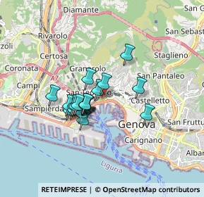Mappa Via Amba Alagi, 16126 Genova GE, Italia (1.23)