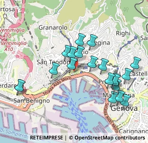 Mappa Via Amba Alagi, 16126 Genova GE, Italia (0.966)