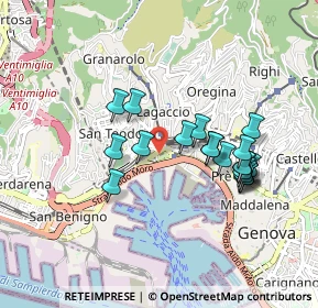 Mappa Via Amba Alagi, 16126 Genova GE, Italia (0.8305)