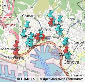 Mappa Via Amba Alagi, 16126 Genova GE, Italia (0.93)
