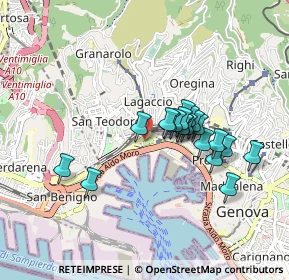 Mappa Via Amba Alagi, 16126 Genova GE, Italia (0.7185)