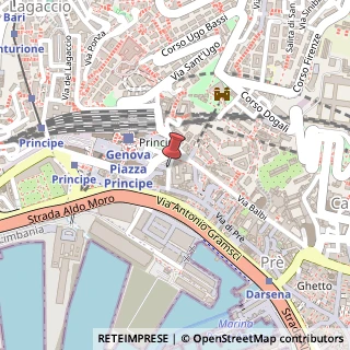 Mappa Piazza Acquaverde,  1, 16126 Genova, Genova (Liguria)