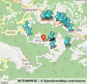 Mappa Località Garbarini, 16030 Tribogna GE, Italia (0.90385)