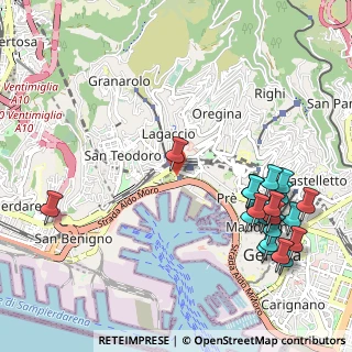 Mappa Via Fanti D'Italia, 16126 Genova GE, Italia (1.3375)