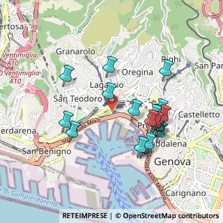 Mappa Via Fanti D'Italia, 16126 Genova GE, Italia (0.9045)