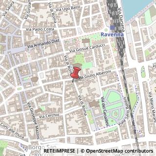Mappa Via di Roma, 108, 48121 Ravenna, Ravenna (Emilia Romagna)