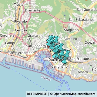Mappa Università degli studi di Genova - Dipartimento di Diritto Privato, 16126 Genova GE, Italia (0.95357)