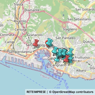 Mappa Università degli studi di Genova - Dipartimento di Diritto Privato, 16126 Genova GE, Italia (1.54444)