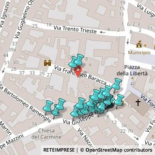 Mappa Via Francesco Baracca, 48012 Bagnacavallo RA, Italia (0.0672)