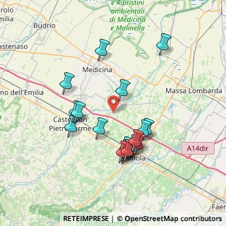 Mappa Via Trentola, 40026 Imola BO, Italia (7.11111)