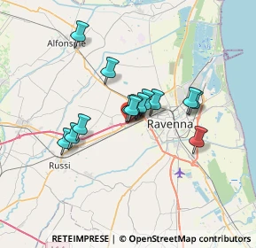 Mappa Via Eugenio Barsanti, 48124 Ravenna RA, Italia (5.03857)