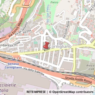 Mappa Via cornigliano 127/r, 16152 Genova, Genova (Liguria)