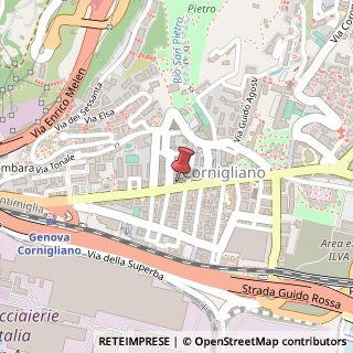 Mappa Via Cornigliano, 127, 16152 Genova, Genova (Liguria)