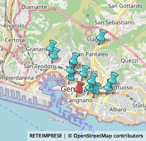 Mappa Via Accinelli, 16136 Genova GE, Italia (1.34538)