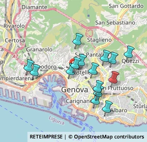 Mappa Via Accinelli, 16136 Genova GE, Italia (1.70933)