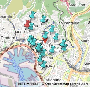 Mappa Via Accinelli, 16136 Genova GE, Italia (0.7125)